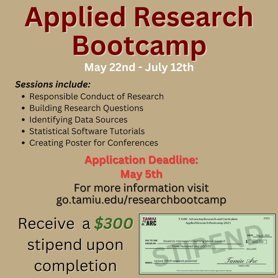 TAMIU Advanced Research & Curriculum tweet media