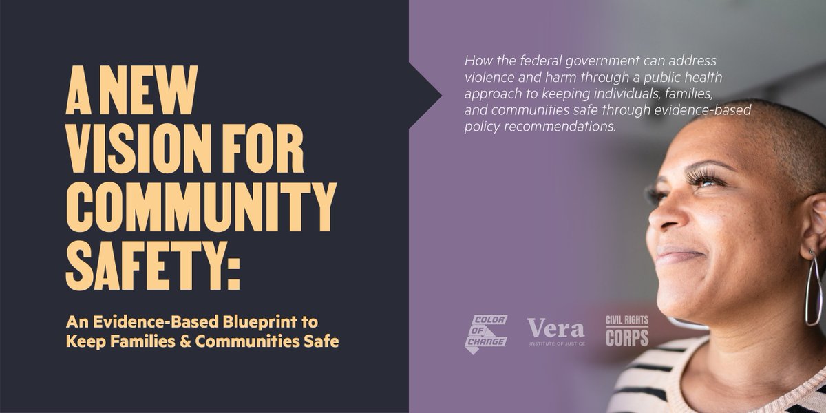 ColorOfChange's tweet photo. The federal government underspends on programs that are most effective at improving safety.
Our Community Safety Agenda lays out innovative solutions that direct funding back to the issues essential to preventing violence & harm to #KeepCommunitiesSafe. https://t.co/OFljRZFDOd https://t.co/o812sB9kuK