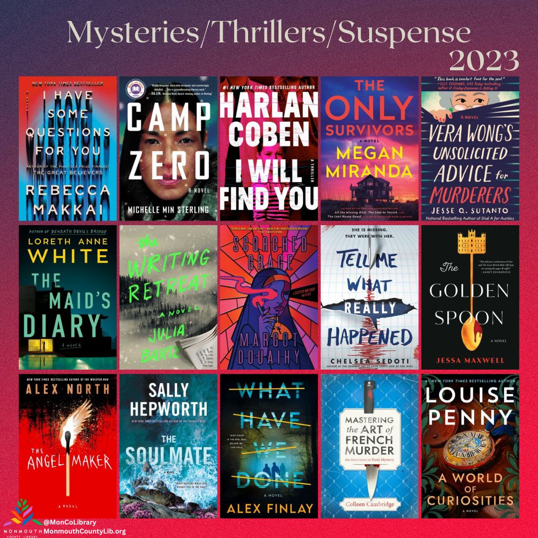 It may only be June, but it’s shaping up to
be a thrilling year!  #mysterybooks #thrillers #suspense