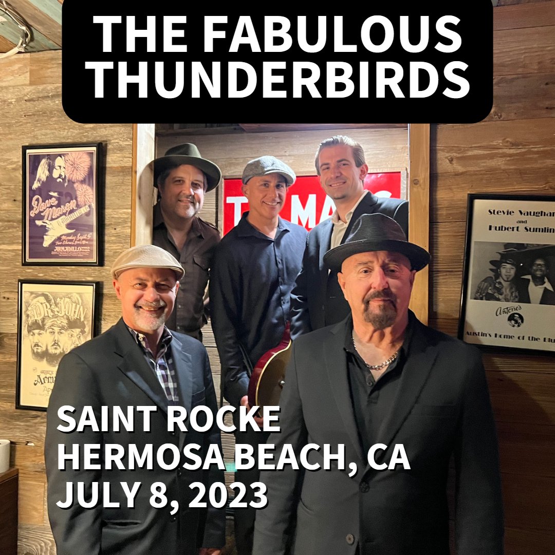 Hermosa Beach, CA
July 8, 2023 
<a href="/SaintRocke/">Saint Rocke</a> 
Tickets: vist.ly/3xkc