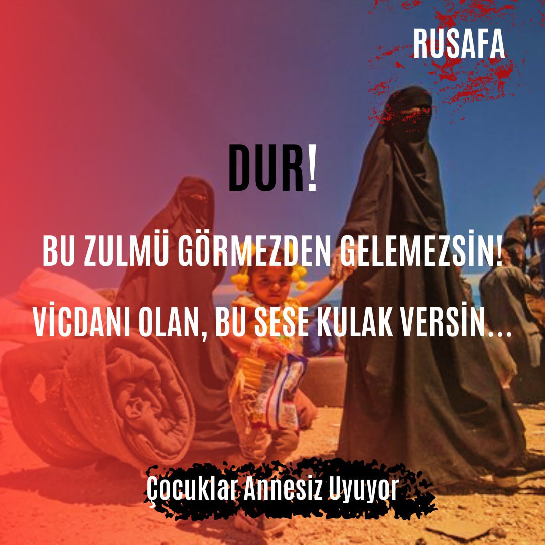 Ölüm sizi korkutuyor mu? Bunu bir de her gün ölümle burun buruna olan Rusafa mazlumlarına sorun. 

Ölüme Terkedilmiş Anneler