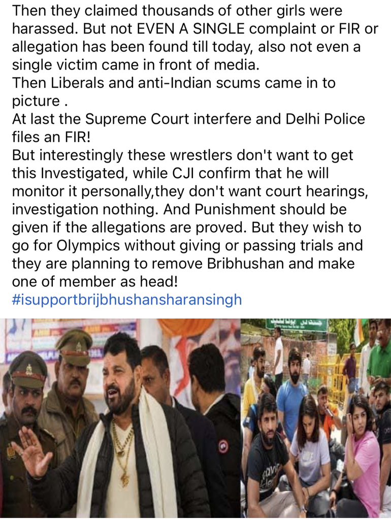 banna_solanki's tweet photo. #isupportbrijbhushansharansingh 
#NationWithBBS https://t.co/wTlfApPYEC