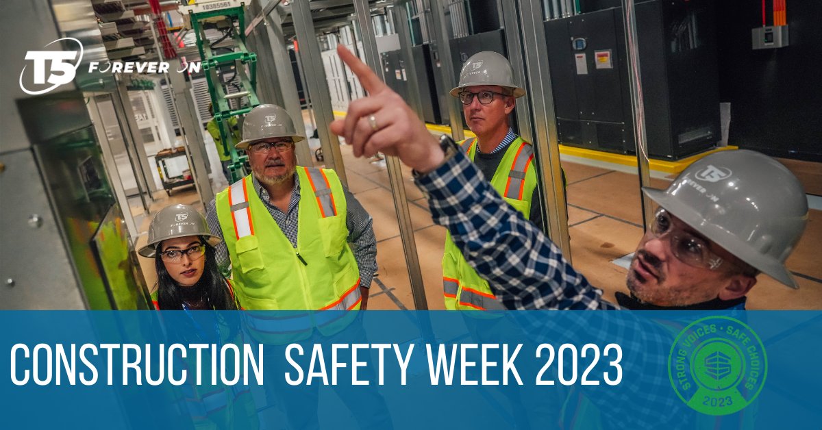 #ConstructionSafetyWeek! At T5 we're proud to have specific safety measures in place that promote a climate of safety for all of our employees.
