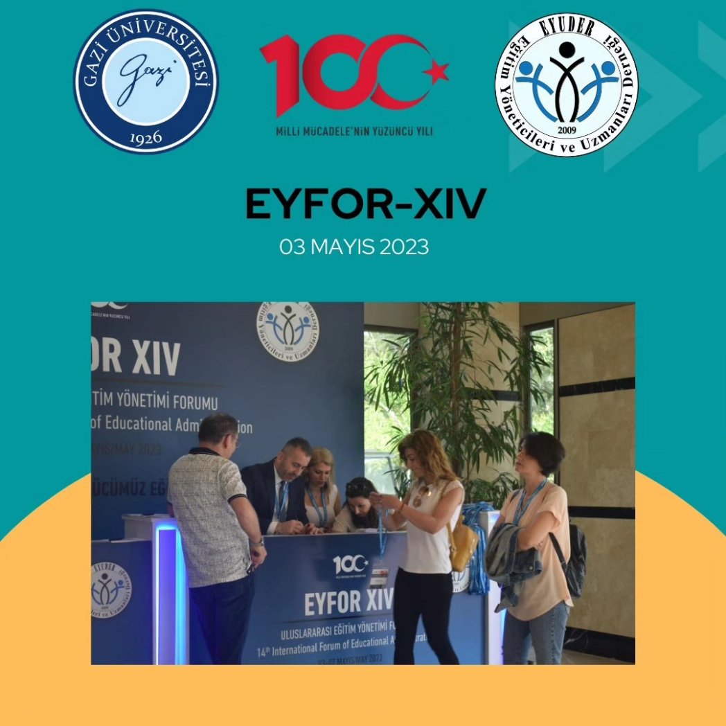 Türkiye'nin en büyük hibrit kongresi #EYFOR Cumhuriyetin Yüzüncü Yılında 14.kez kapılarını açtı.Her sene Türkiye'nin en geniş katılımlı Eğitim kongresini düzenleyen EYFOR,Cumhuriyetin Yüzüncü Yılında GaziÜniversitesi-EYUDER işbirliği ile rekor sayıda katılımcı ile açılışını yaptı