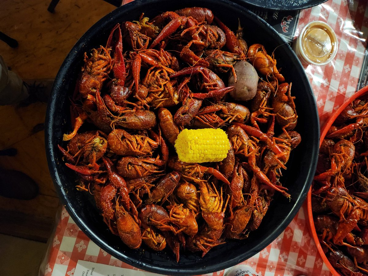KelownaSteve's tweet image. Have you ever tried a mud bug? 
When in Rome.....or in Louisiana as it were. 
#mudbug
#crawfish