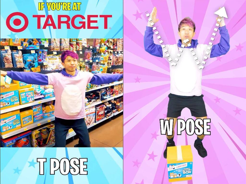 Be on the lookout for #LankyBox toys at Target @ Walmart! Make sure to give your best T Pose when you find them at Target &amp; W Pose when you see them at Walmart! instagr.am/p/CryrI9kPSf8/