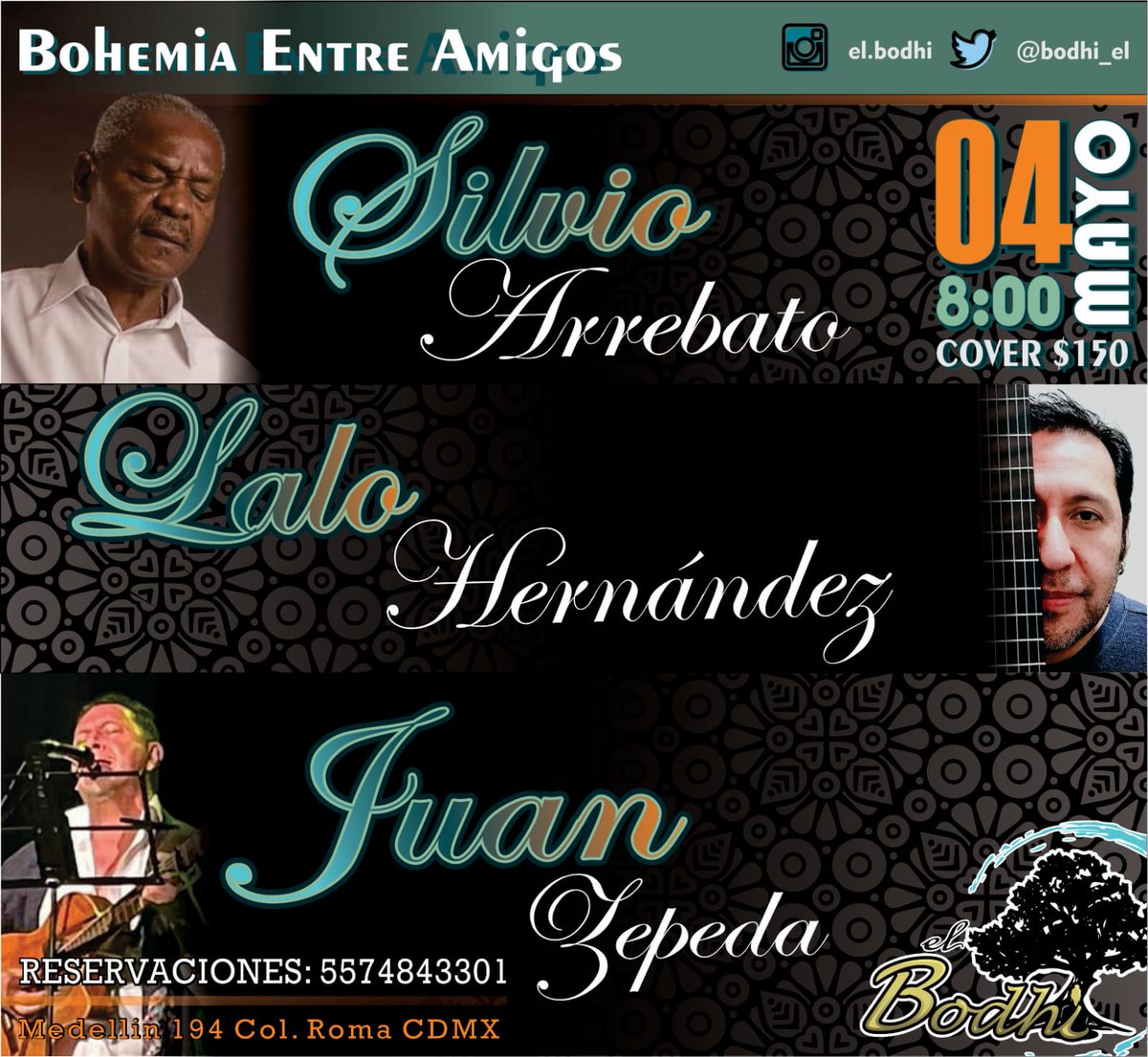 Recuerden reservar para la bohemia entre amigos !!