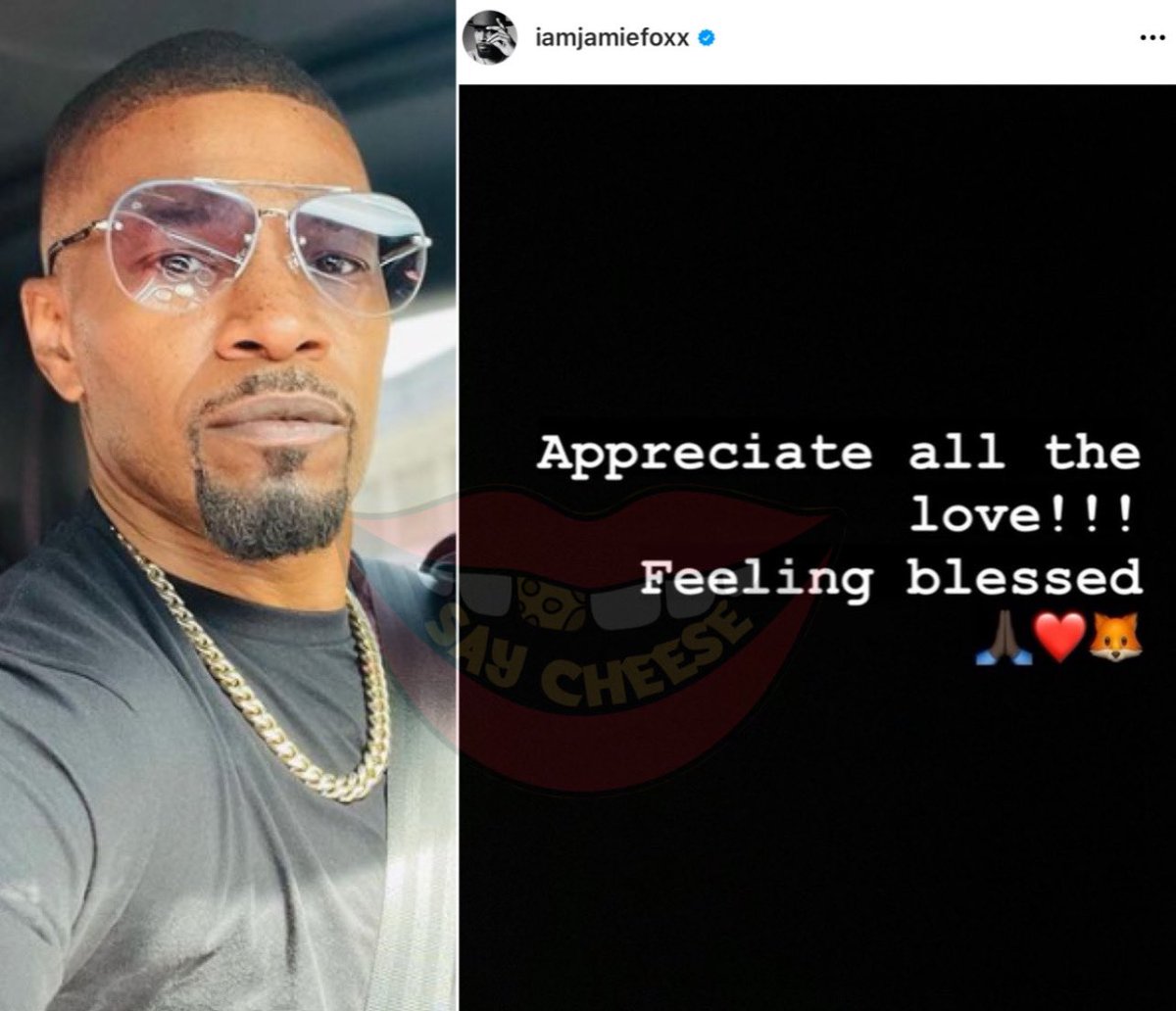 SAY CHEESE! 👄🧀 on Twitter "Jamie Foxx posts on Instagram for the first