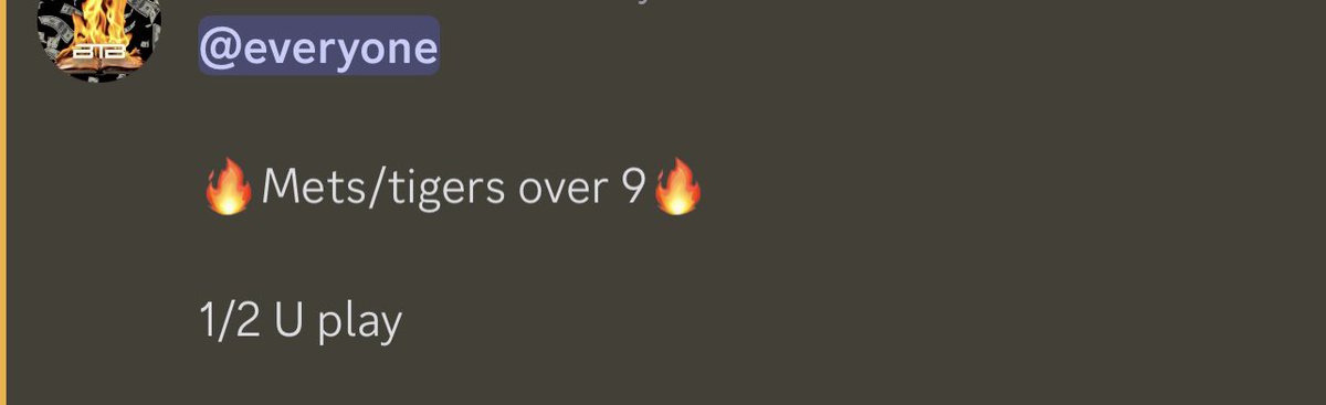 burninthebooks's tweet photo. Little half unit profit to start the day for the discord.  Tap the link in bio to join for only $5/Week!!

#GamblingTwitter
#bettingtwitter
#sportsbets
#MLB
#MLBPicks https://t.co/VnOQVCOM3E