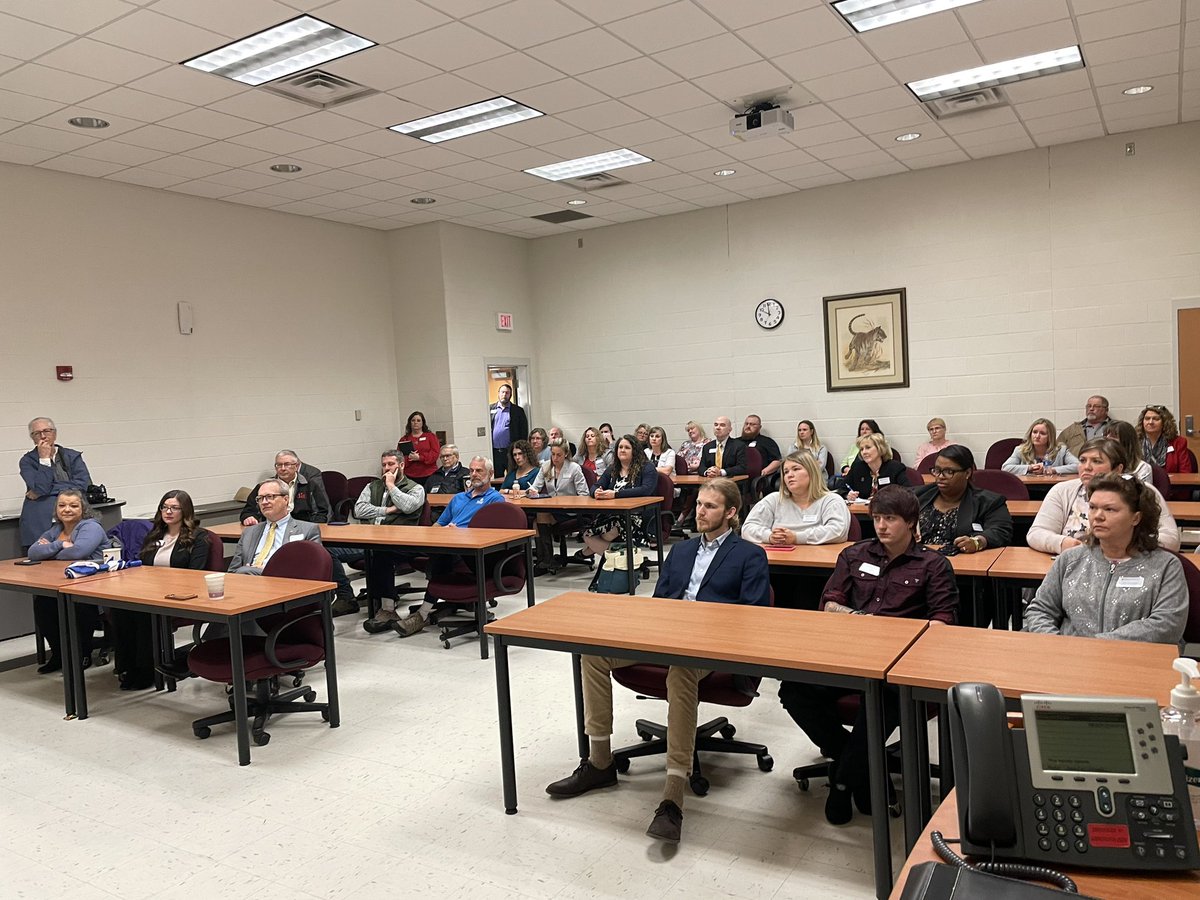 mgccprez's tweet photo. An amazing day on the campus of @mgccva as we welcomed the new @VCCS_SO Chancellor @ddore5 - The students, community leaders, faculty, and staff were honored to host our new Chancellor.  #highereducation #comm_college https://t.co/RzAk39cASB