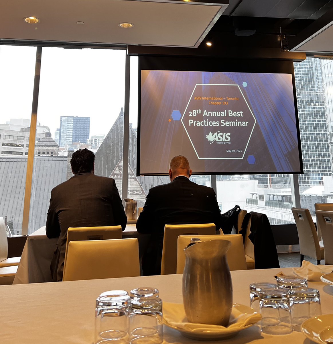 markfolmer's tweet photo. Great day in Toronto! Thanks @ASISToronto for having me join the panel on security technology as part of the annual best practices seminar.
#myASIS
#RADsecurity
#TeamRAD https://t.co/7NgUQKfTOl