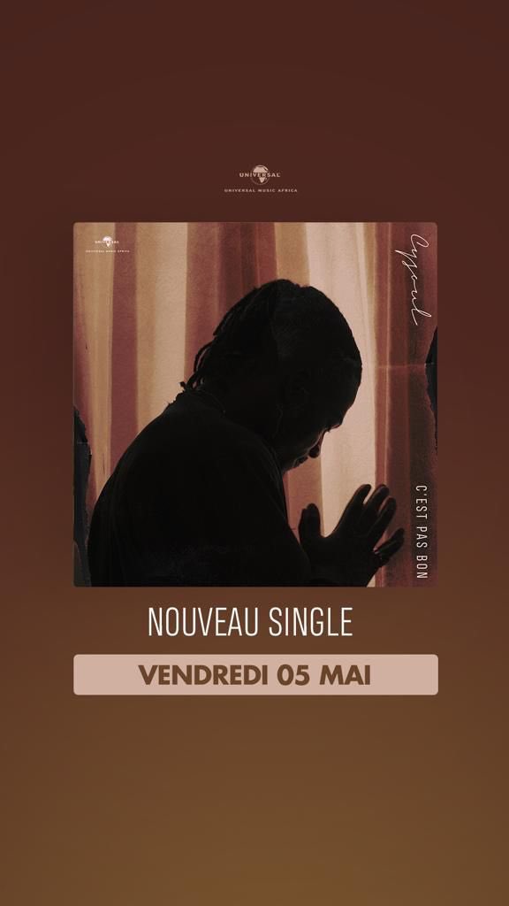 Se taire, c’est laisser faire…
« C’EST PAS BON » 🙅🏾🙅🏽‍♂️
Le nouveau titre de @CysoulOfficiel extrait de son prochain album sera disponible ce Vendredi 05 Mai ! ❤️‍🩹

@U_M_Africa