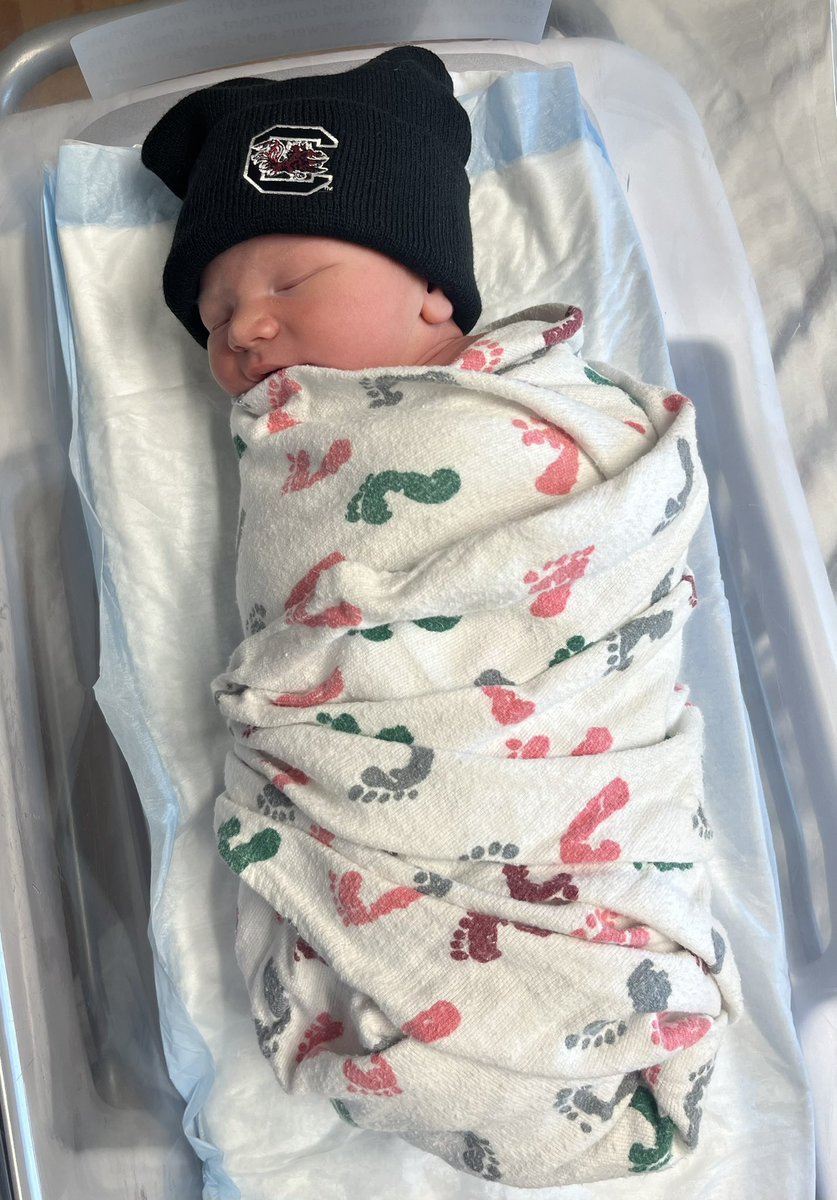 T_Zielenske5's tweet photo. Excited to welcome the newest member of our family! Already representing for the Gamecocks 🤙🏼 https://t.co/GyqWCl3MZd