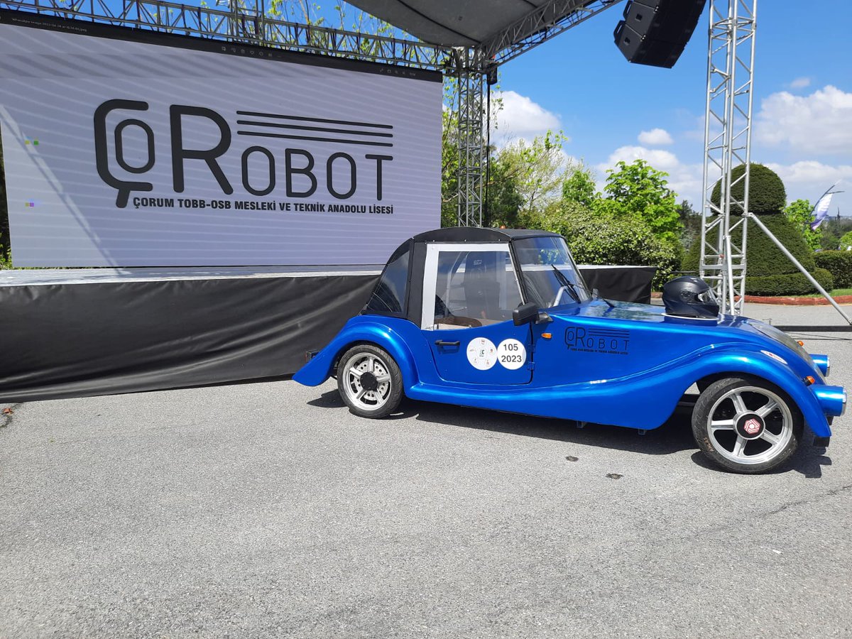 tobbosbmtal19's tweet photo. #TEKNOFEST2023 Liseler Arası EC Elektrikli Araç Yarışmalarında ÇOROBOT EC Görsel Tasarım Ödülünü kazanarak  20.000 TL ile ödüllendirildi. 🇹🇷🇹🇷
@muhsindere @RHisarciklioglu  @CorumValiligi  @nznsener @Corum19MEM @desmudtr @cosiad_ https://t.co/Mgy6fuirSs