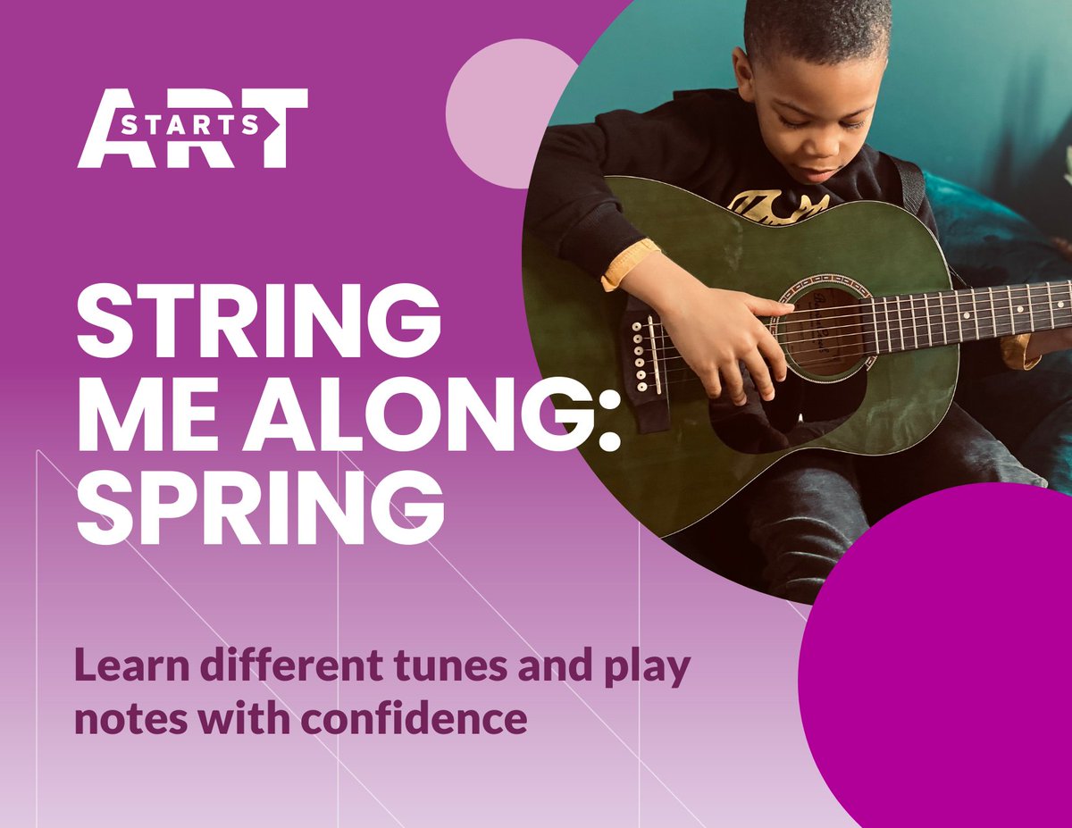 🎸 Ready to unleash your inner rockstar? String Me Along is perfect for beginners ages 7-12. Practice playing chords and strings to different tunes. Strengthen your guitar skills and start your musical journey today! Sign up: buff.ly/3AWEvI8
