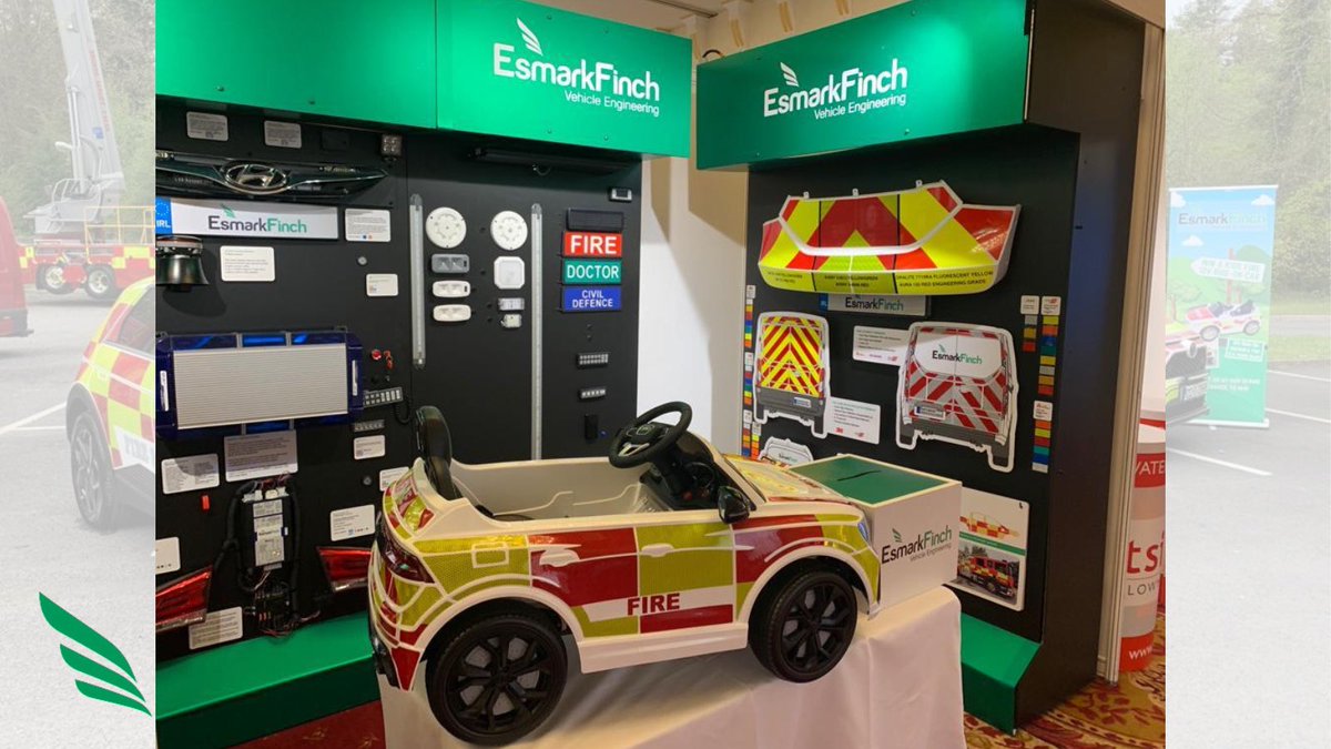 EsmarkFinchVeh's tweet photo. We are delighted to showcase some of our work at the Chief Fire Officers Conference in Roscommon this week! Will you be there? Come say hello๐ค #EsmarkFinch #VehicleEngineering #Design #Engineering #ChiefFireOfficersConference https://t.co/jMwo4TL96M