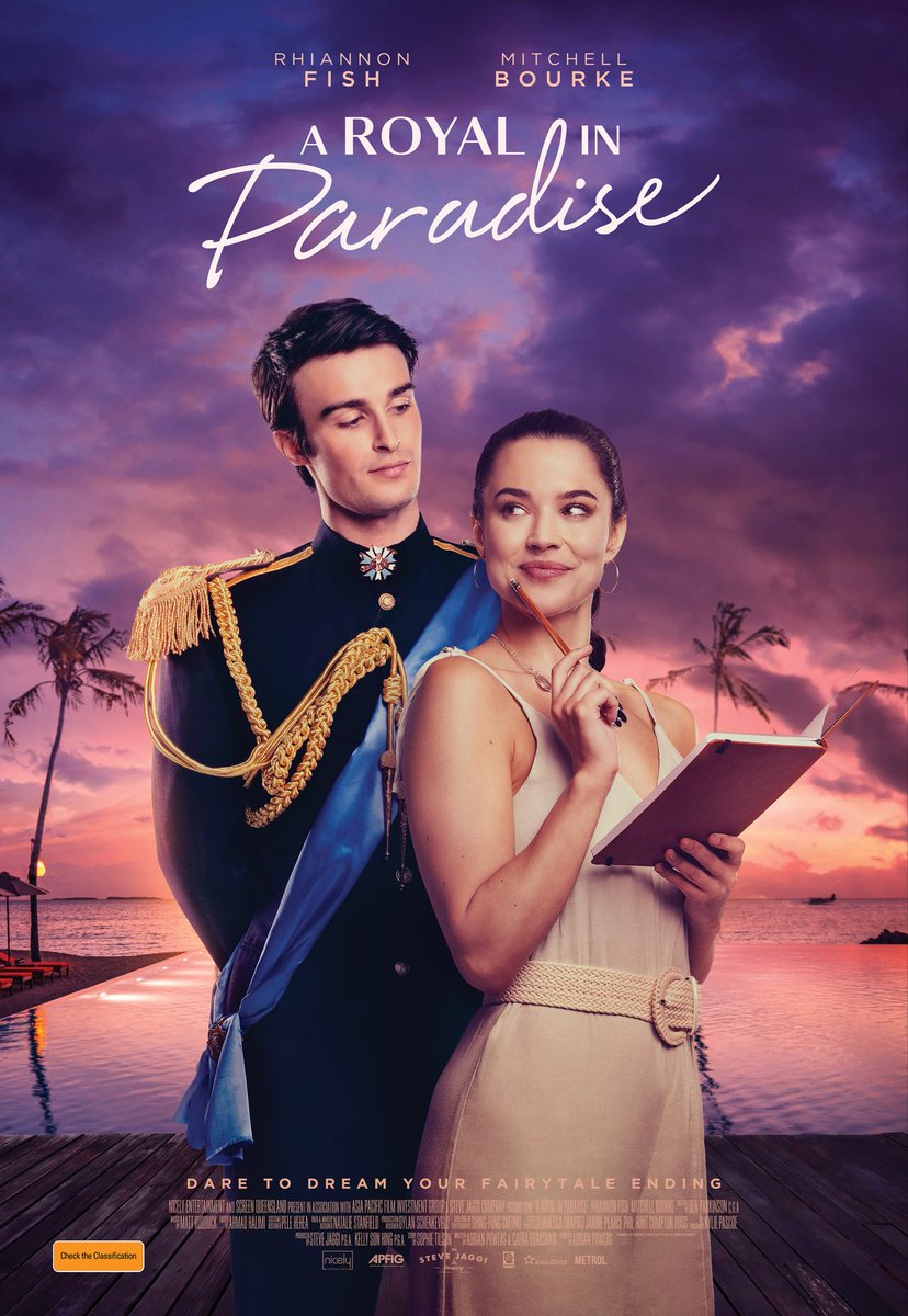 Movie: #aroyalinparadise 
Rating : 8/10 

She planned a trip and her boyfriend breaks up with her.  Then she meets a prince. 
 #lizzdramawatching