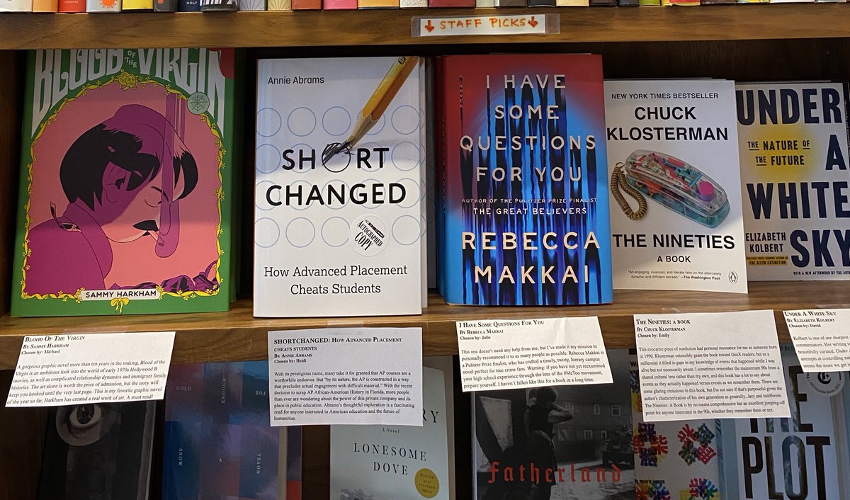 New batch of staff picks is up and waiting for you!