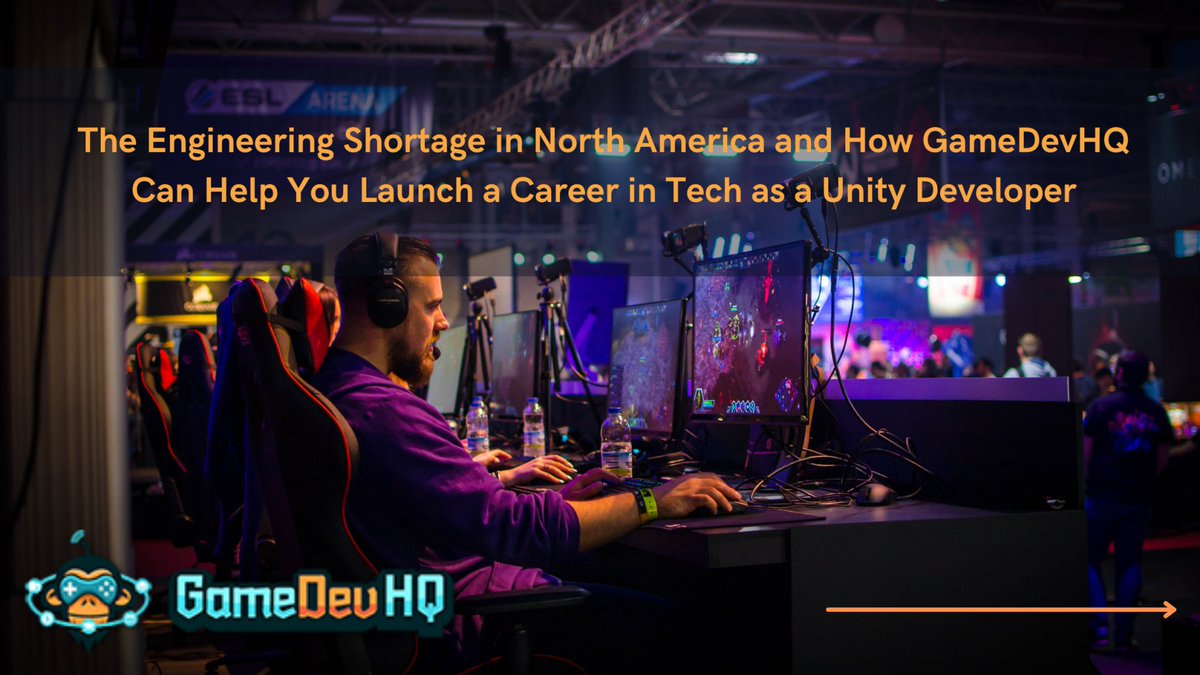 GameDevHQ's tweet image. Did you know that North America is facing an engineering shortage? With GameDevHQ, you can learn the skills you need to become a Unity developer and meet the demand for tech talent.
blog.gamedevhq.com/tech-as-a-unit…
#EngineeringShortage #UnityDeveloper #GameDevHQ #CareerInTech