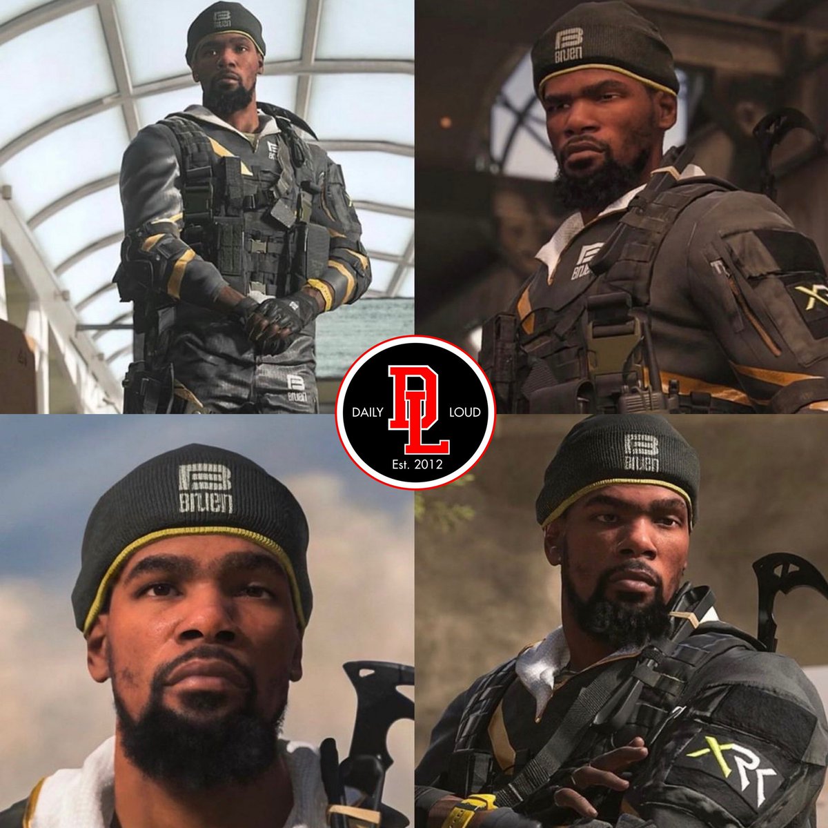 DailyLoud's tweet image. Kevin Durant will be a playable character in the new season of “Call Of Duty”