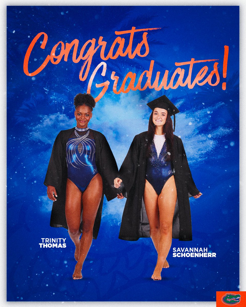 Gators Gymnastics (@gatorsgym) on Twitter photo This afternoon in the @OConnellCTR , these two ๐ All-Americans receive their <a href="/UF/">FLORIDA</a> master's degrees!
Congrats
๐๐ <a href="/sav_fs/">savannah schoenherr</a>
๐๐ <a href="/Gym_Trin/">Trinity Thomas</a>
๐ rb.gy/mxq2w
#GoGators | ๐๐คธโโ๏ธ | #UFGrad | #NCAAGrad This afternoon in the @OConnellCTR , these two ๐ All-Americans receive their <a href="/UF/">FLORIDA</a> master's degrees!
Congrats
๐๐ <a href="/sav_fs/">savannah schoenherr</a>
๐๐ <a href="/Gym_Trin/">Trinity Thomas</a>
๐ rb.gy/mxq2w
#GoGators | ๐๐คธโโ๏ธ | #UFGrad | #NCAAGrad