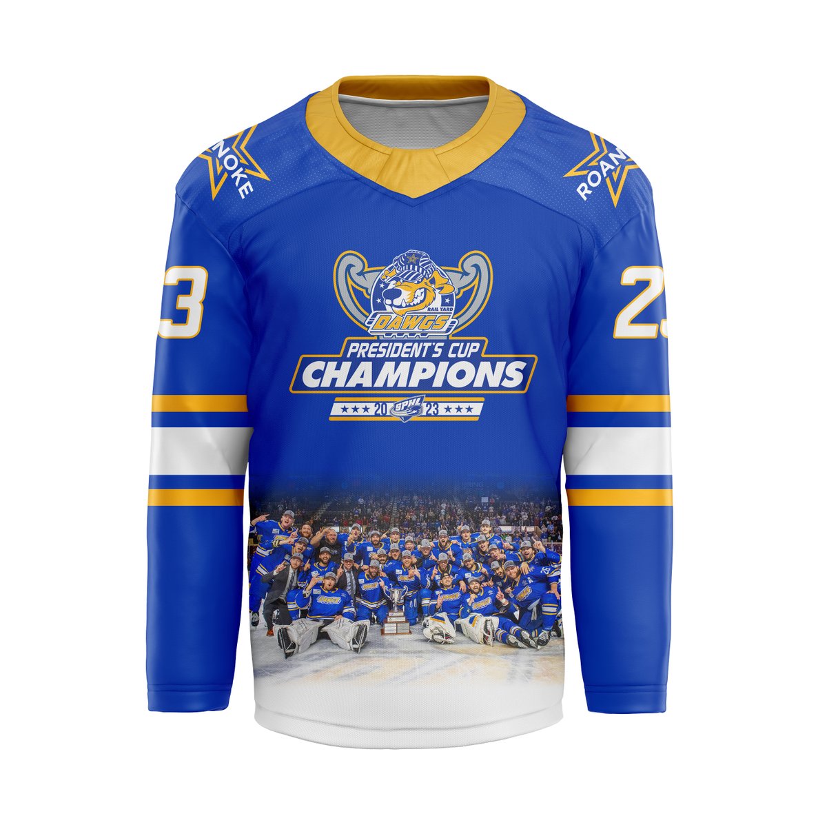 RailYardDawgs's tweet photo. 🏆 Championship Jerseys Now Available!

This a special order item. We expect orders to arrive between 7-10 weeks.

Hat and hoodie pieces are coming soon.

https://t.co/lMVcXa1cJZ https://t.co/ciqliHVYkz