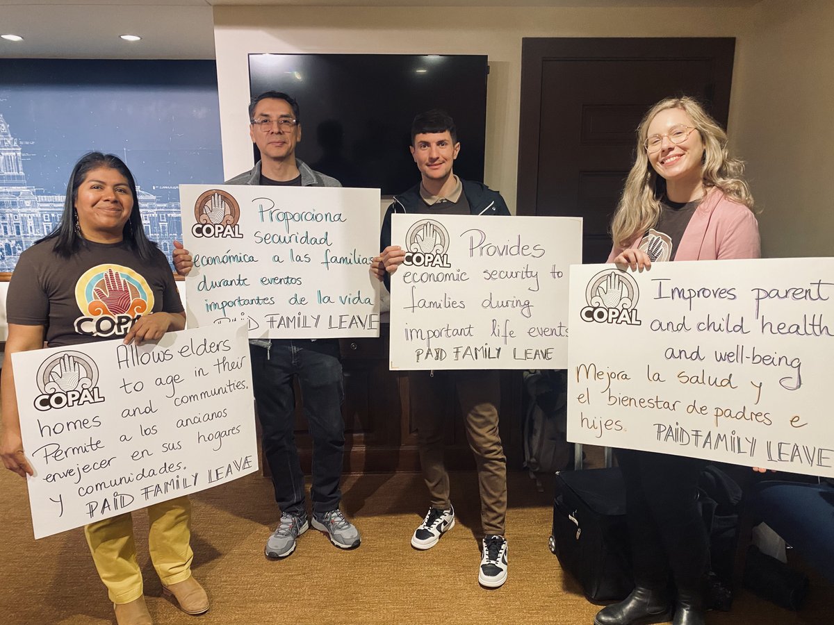 COPALMN's tweet photo. Yesterday, the MN House passed the Paid Family & Medical Leave bill which would establish a program that would provide paid time off of work for medical reasons or when having a baby.
#mnleg #COPALPresente https://t.co/eOCQ33jt0t