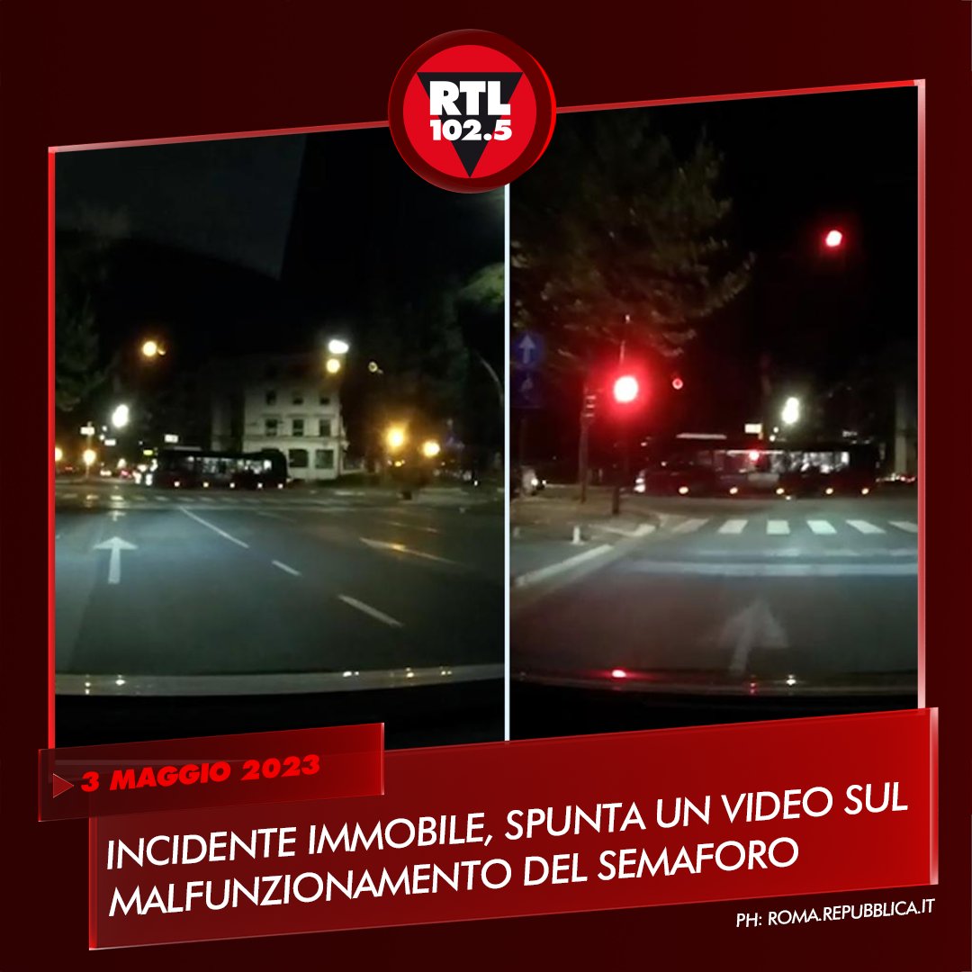 rtl1025's tweet image. 🔵 Un video girato da un tassista, dopo l'incidente automobilistico che ha coinvolto #CiroImmobile, ha ripreso il #semaforo dell'incrocio di piazza Cinque Giornate che ha delle anomalie nel funzionamento. Roma Mobilità aveva smentito qualsiasi malfunzionamento dell'impianto.