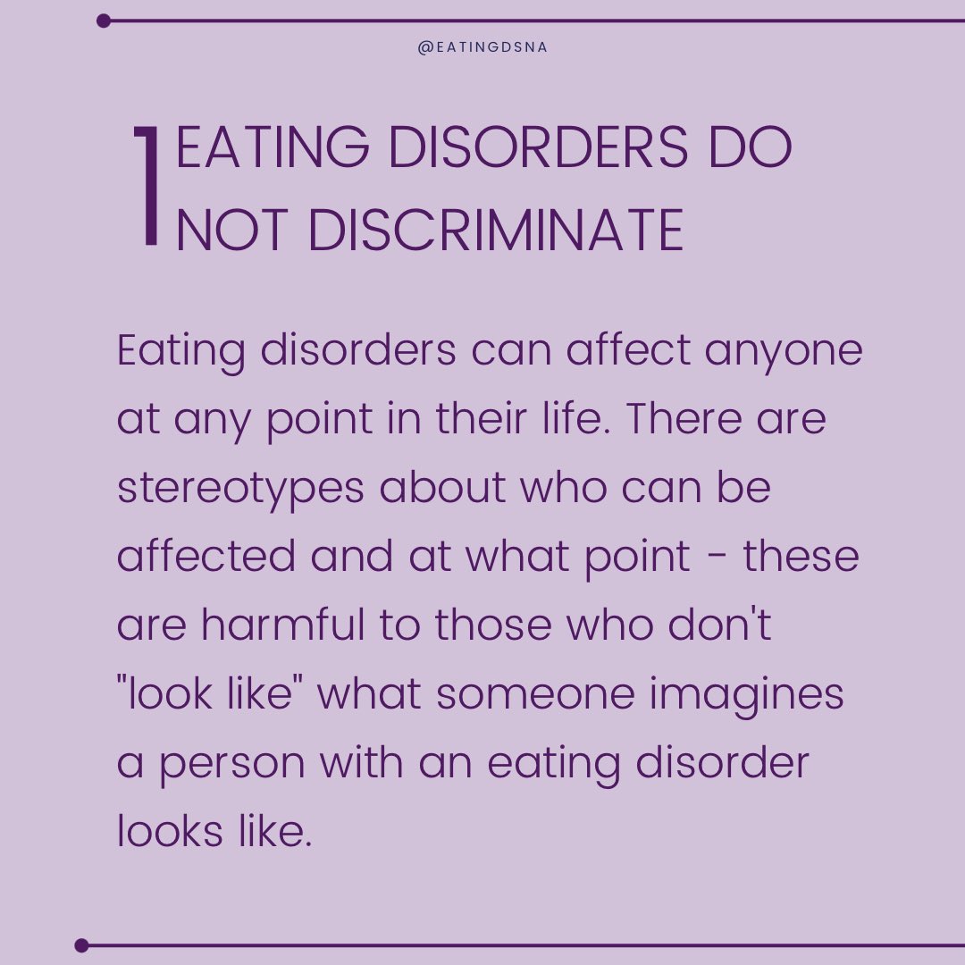 It is #MentalHealthWeek, so we thought we would share 5 facts about eating disorders. 

First - eating disorders do not discriminate - they can affect anyone at any point in their life. 

#MentalHealthAwarenessMonth #MentalHealthAwareness #MentalHealthWeek2023 #yeg #yyc #ymm #yql