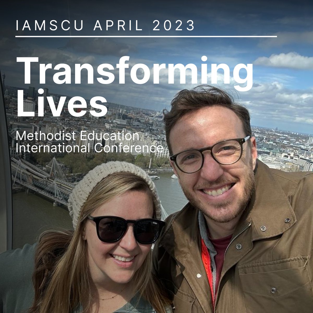 WespathInvests's tweet photo. Jake Barnett & Karen Manczko traveled to the UK for “Transforming Lives Methodist Education International Conference” hosted by Methodist Schools UK & the International Association of Methodist Schools & Colleges (IAMSCU). #London #IAMSCU #TransformingLives https://t.co/eAOnEktcOu