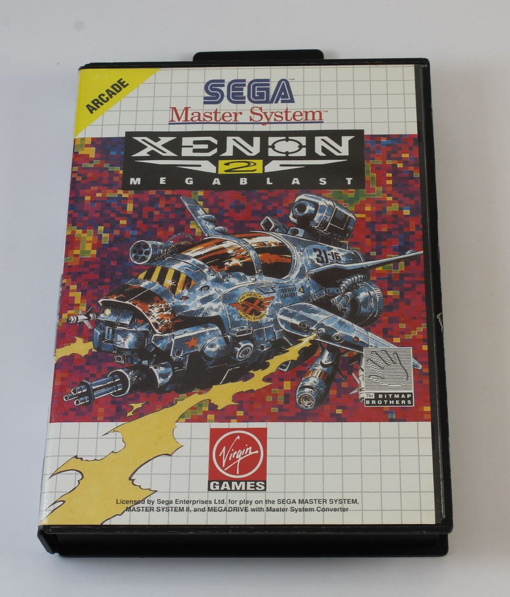 chilloutgames's tweet image. Back in Stock - #MasterSystemGame #Xenon2Megablast (4 photos) chilloutgames.co.uk/MasterSystem/X…