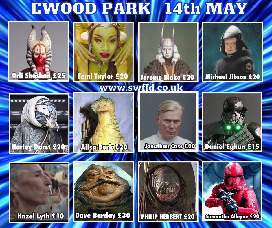 If you’re a Star Wars fan, you may want to check out our line up at this years @swffd event!