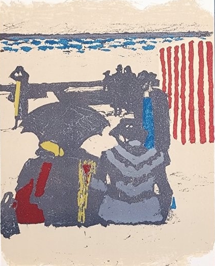 CerberaG's tweet photo. Maurice Brianchon | Saint-Jean-de-Luz : La Plage | 1964 | Original Color Lithograph on Velin d’Arches | Size: 10×7.375in | Edition: 2,000 | Annotated verso | Publisher: Mourlot, Paris | Notarized facsimile of the imprint showing the edition size included

https://t.co/6Lx1cngtBU https://t.co/W2v0A3xyDL