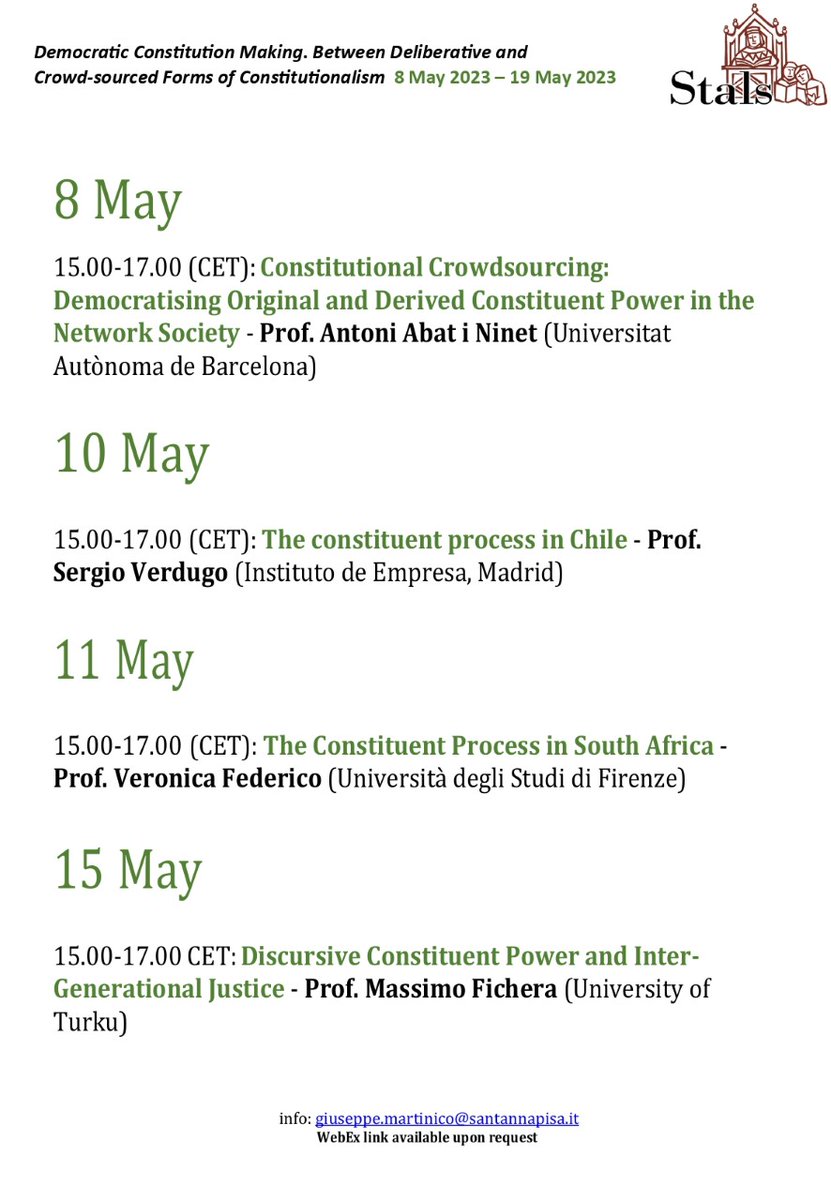 STALS Sant'Anna Legal Studies tweet media