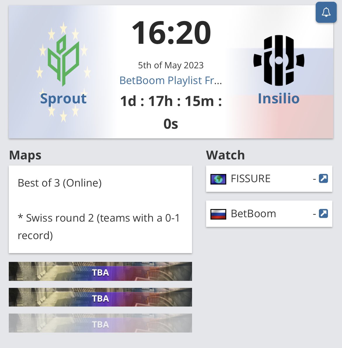 Insilio (@insiliocs2) on Twitter photo We are going to have some interesting opponent on friday ๐
๐ <a href="/sproutGG/">Sprout</a> We are going to have some interesting opponent on friday ๐
๐ <a href="/sproutGG/">Sprout</a>