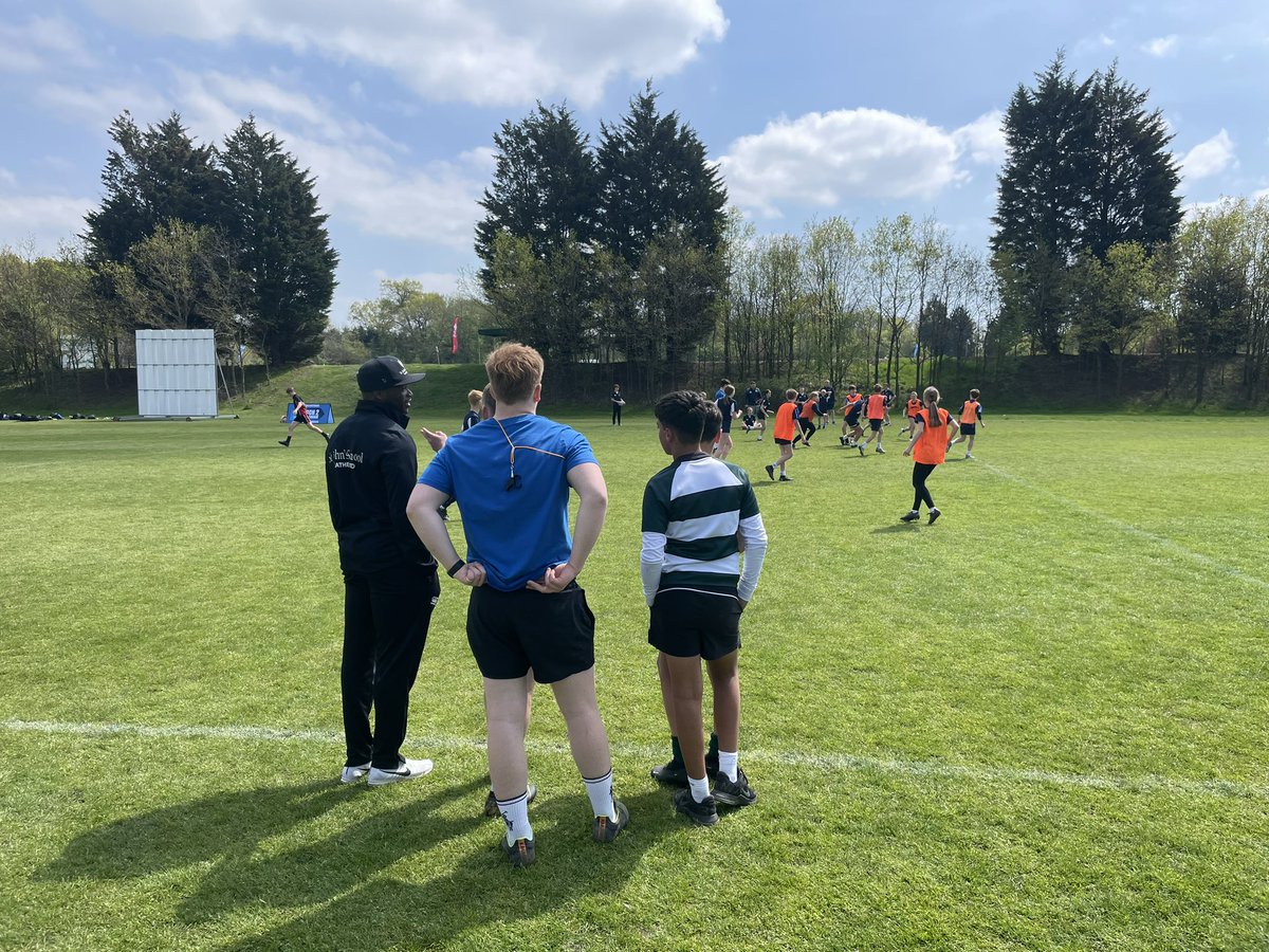 The sort of day that reminds you why you love sport! ☀️🤩😎 Awesome fun 🙌

Huge well done/thank you to

👏 9 x L6 volunteer coach &amp; refs 🙋‍♂️
👏 <a href="/JaimieGardens/">Jaimie Cook</a> for 🤌😍 pitches
👏 @ERSchoolsTouch for running 📋
👏 28 x @stjohnssport 4F Girls &amp; Boys 🏉🏃‍♂️🦅
👏 Everyone who joined 🤝