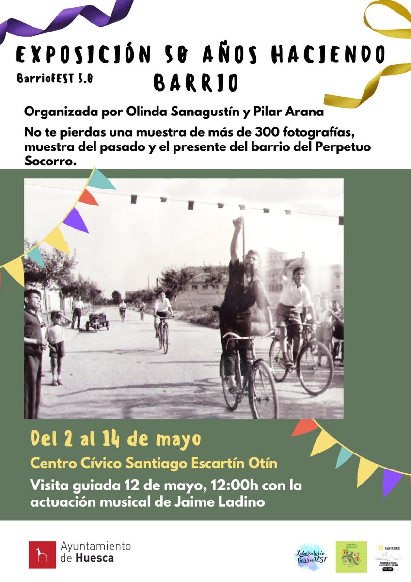 Aranachar's tweet image. Muuuuuy emocionadas!!! Preludio de todo lo programado para la semana que viene!!! No te la pierdas. Historias de barrio!!! 
⁦@laaab_es⁩ 
⁦@aytohuesca⁩ 
#LABBS