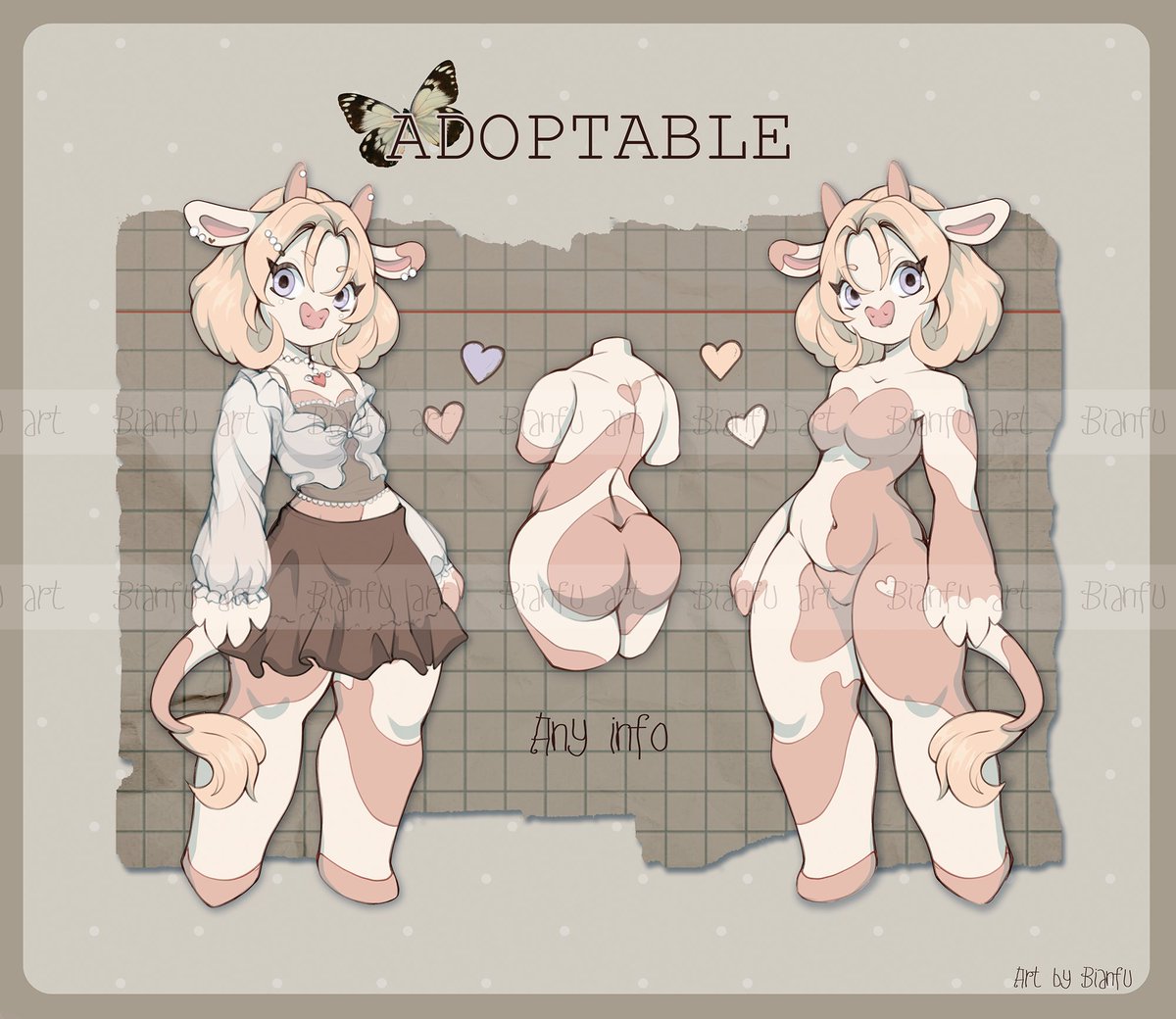 Bianfu14's tweet photo. Auction ends May 6th

▫️SB: 50$
▫️MB: 5$
▫️AB: 150$ (I will draw a portrait/icon for you and you can request a minor changes)
▫️AB2: 200$ (all above + NSFW version)

You can ask for hold, I use PayPal and Revolut
#furryart  #adoptable #furryadopt #adopt https://t.co/SENwHWx2FM