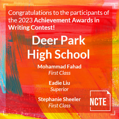GrecoRoaming's tweet photo. Congratulations to Mo, Stephanie, and Eadie! Their NCTE essays were impressive and earned them high distinctions. #NCTEStudentWritingAwards #AchievementAwardsinWriting #grecoroaming https://t.co/Bc5BObZlML