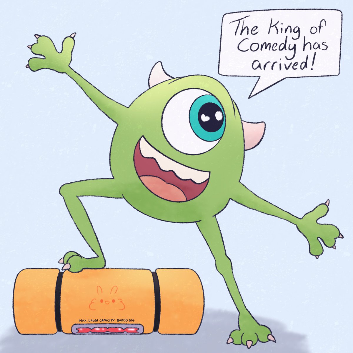 BladeDaBunny's tweet photo. #MonsterMay Day 3 ⋮ Jokester
⋯⋯⋯
If you do join in this challenge don't forget to use the tags #MonsterMay2023 and please tag me!

#PromptList #MonsterCharacters #MonstersInc #MonstersUniversity #MonstersAtWork #DigitalArt #Disney #Pixar #Mike #Wazowski #Fanart https://t.co/nZkfEq7YU3