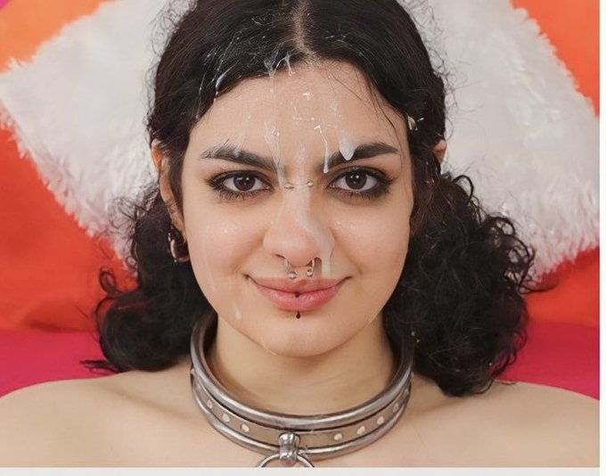 Eee thank you so much for 14.2k!!! Here&rsquo;s me looking cute with four guys loads on my face 🥰 https://t