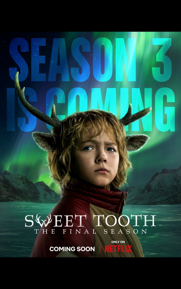 uncineshow's tweet photo. Confirmado 🚨
#Netflix anuncia que renovará #SweetTooth para una tercera y última temporada!🎬🍿
#SweetToothSeason2 #SweetToothSeason3 #SweetTooth2 #RobertDowneyJr https://t.co/1UL8WXZ5Lb