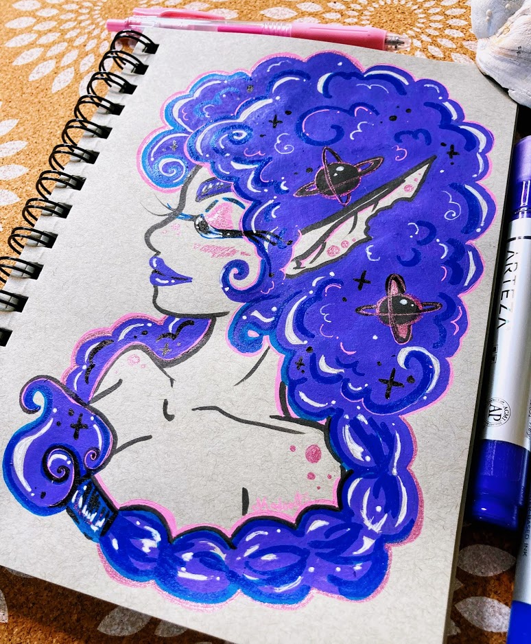 I added new original pieces to my shop too! Check out my big summer shop update if you're interested. 🎨✨ ko-fi.com/kadoodles/shop #cuteart #totoro #magical #elves