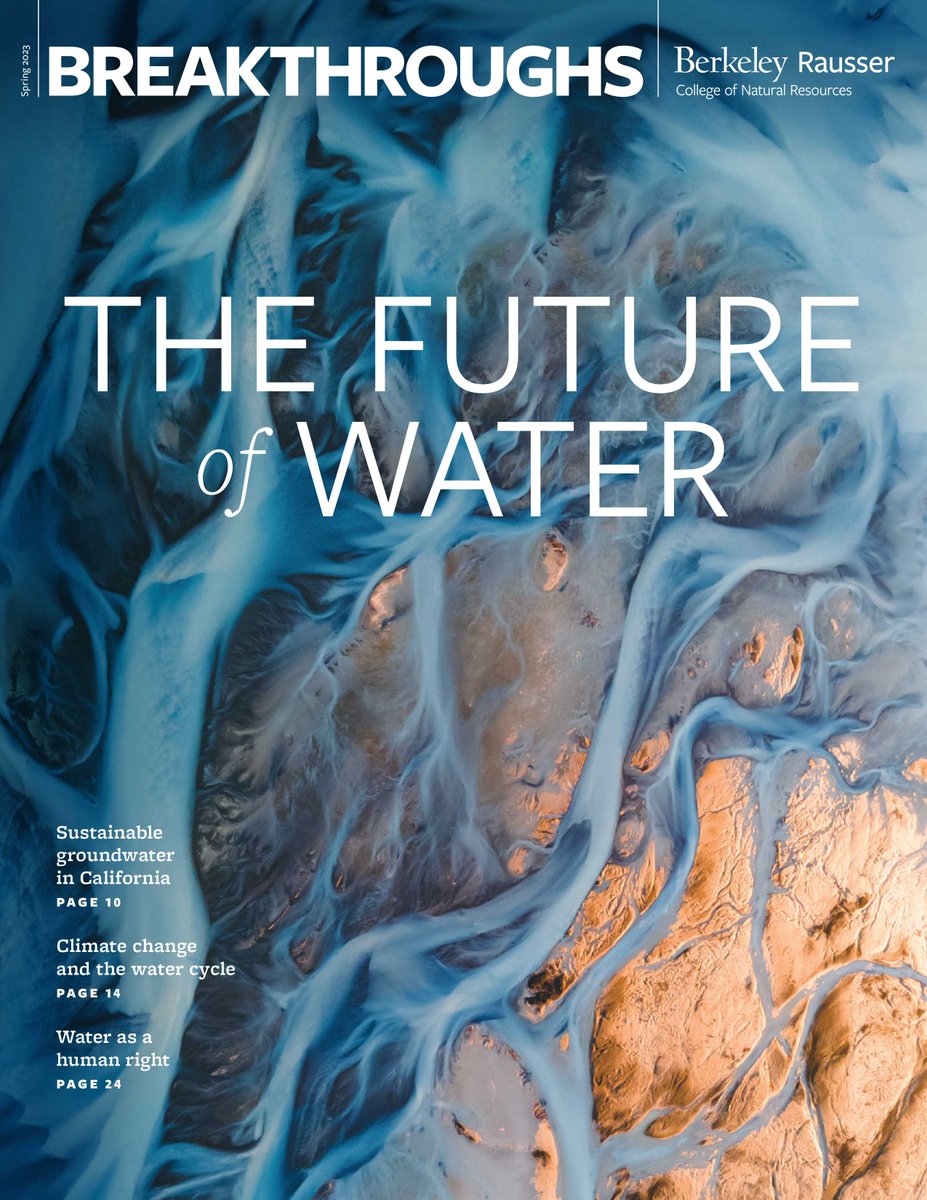 After years of extreme drought, California’s wet winter filled reservoirs, flooded roads, and piled snow in the Sierra. Our spring issue of Breakthroughs explores this “weather whiplash” and how climate change is shaping the future of #water. nature.berkeley.edu/breakthroughs