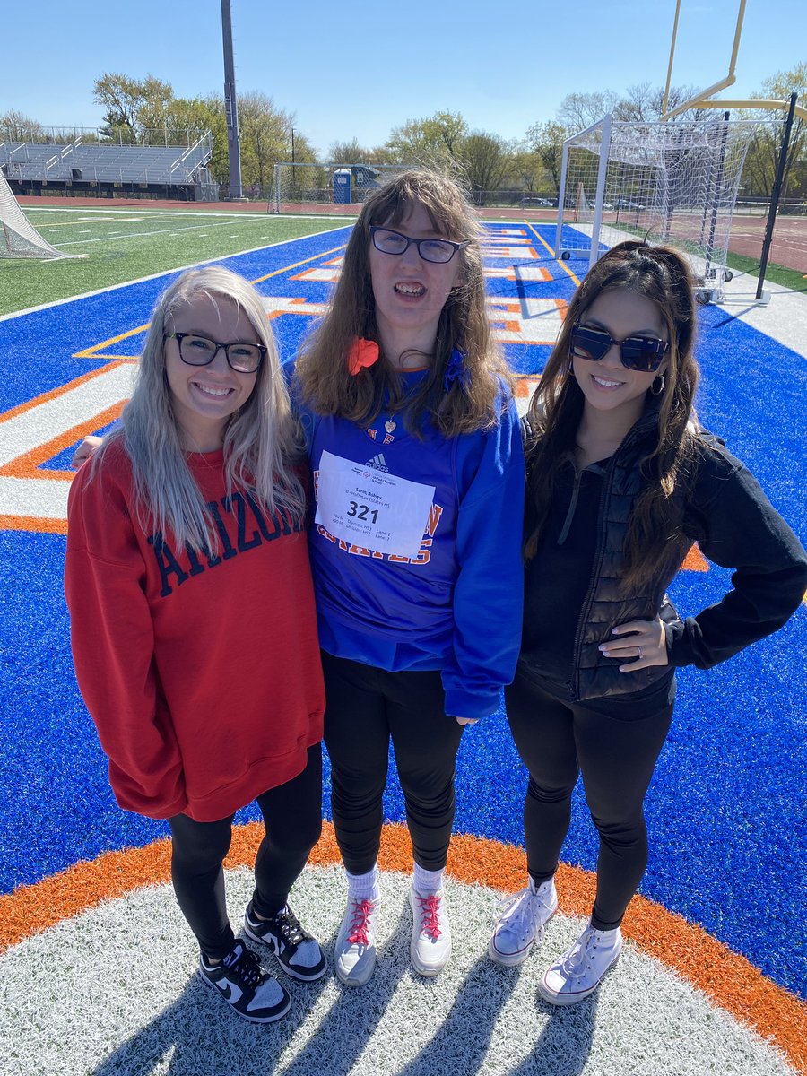 Unified Track was fun for all! Could not do it with our supportive staff. #Unifiedtrack #HoffmanHawks