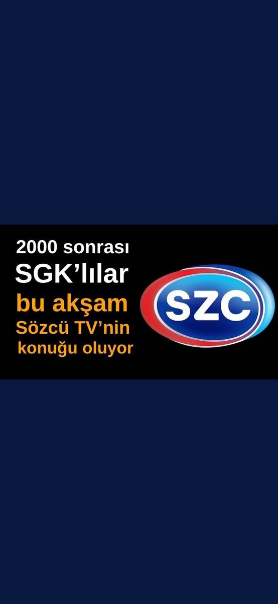 2000 sonrası SGK’lılar bu akşam Sözcü TV’nin konuğu oluyor
songelisme.com/2000-sonrasi-s…

#Oy2000lerde #Emad2000ler #EYT #2000lerKabineye #Sgkcalisaniyoksayilamaz #EYTtamCıkmadı #2000LerTBMMde #2000lerinOyuKime #2000LereAdilYasa #2000lerİsyanda #2000LerMüjdeBekliyor #2000lerKabineye