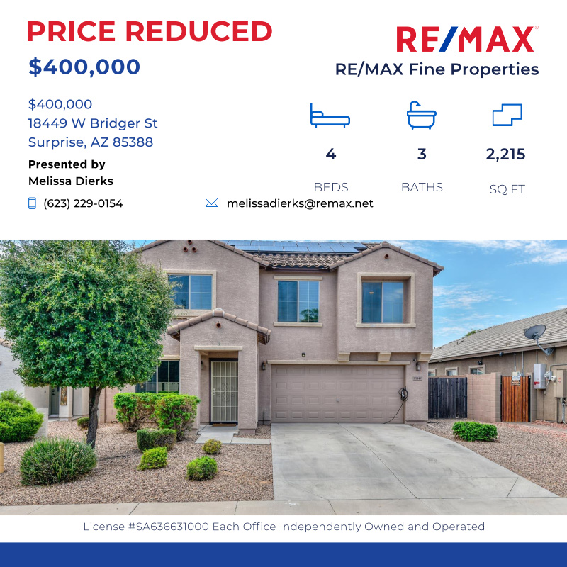 melissadierks's tweet photo. Beautiful home at 18449 W Bridger St, Surprise, AZ 85388 for sale. Call me to learn more  (623) 229-0154.

Click here for details:
https://t.co/l5Ab8m6o6q https://t.co/lKWAWISpe9