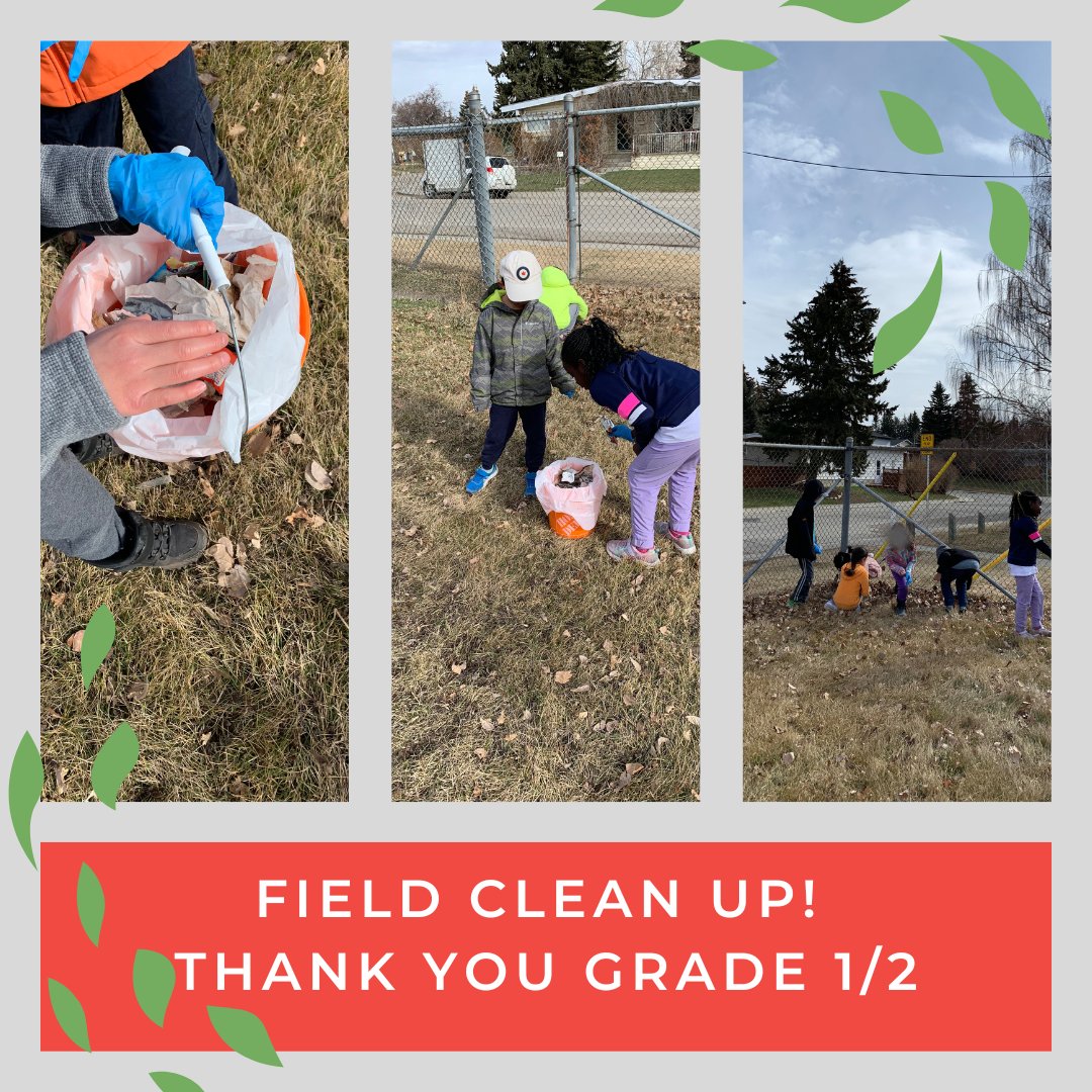 CJPParents's tweet photo. Did you hear? The grade 1/2 classes were out last week cleaning the field and discovery garden! Many small bags of garbage were collected and great conversations about the clean up was had by all. Thank you, students!
#fieldcleanup #WeAreCBE https://t.co/H144GI8M5F