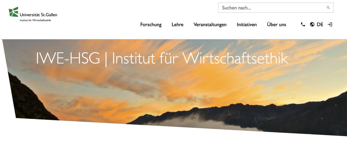 Institut für Wirtschaftsethik, Univ. St.Gallen tweet media