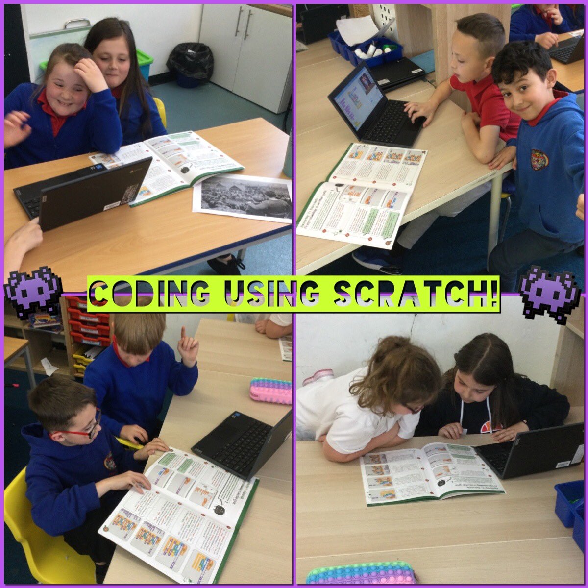 PPS_Eira's tweet image. #DosbarthEira had fun completing @scratch challenges last Friday 👾 They had to follow instructions to create a fun maths game. If there were errors, they had to problem-solve to fix them. Gwaith da! @Phip_Primary #phipdcf